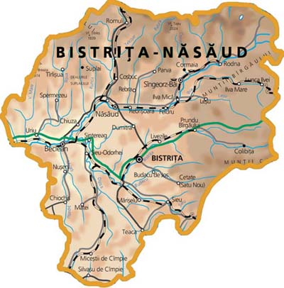Harta Bistrita Nasaud