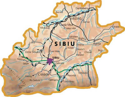 Harta Sibiu