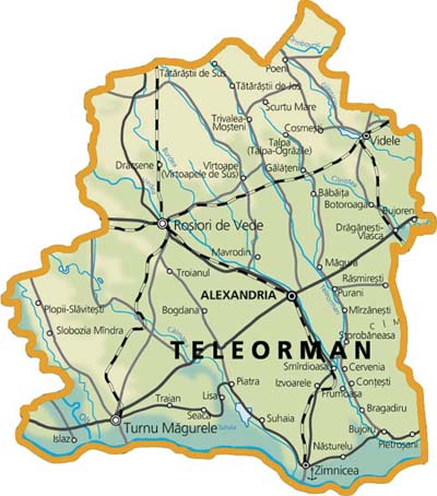 Harta Teleorman