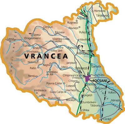 Harta Vrancea